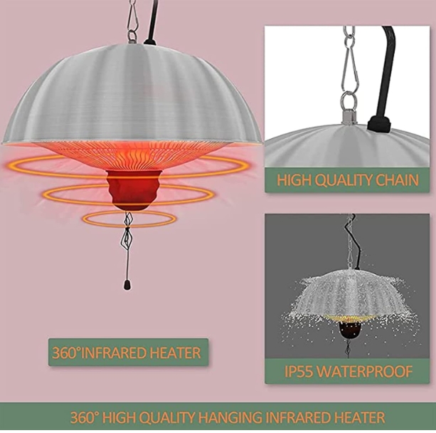 High power space heater